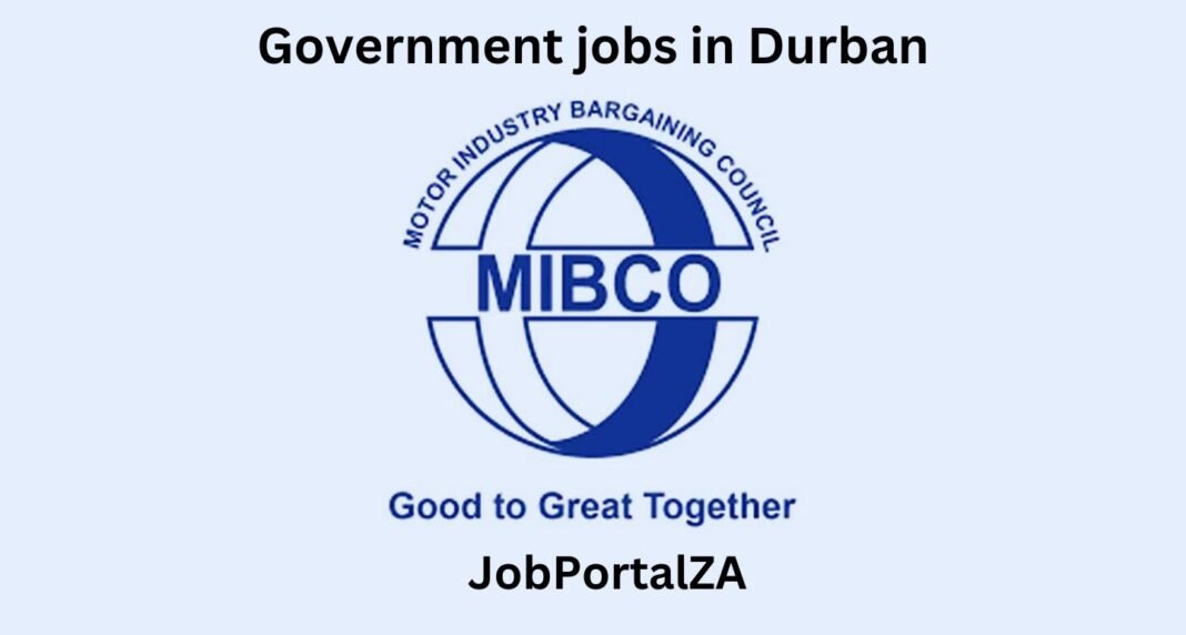 Government jobs in Durban 2024